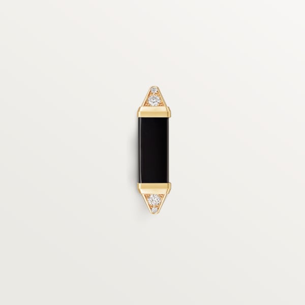 Les Berlingots de Cartier ring Yellow gold, onyx, diamond