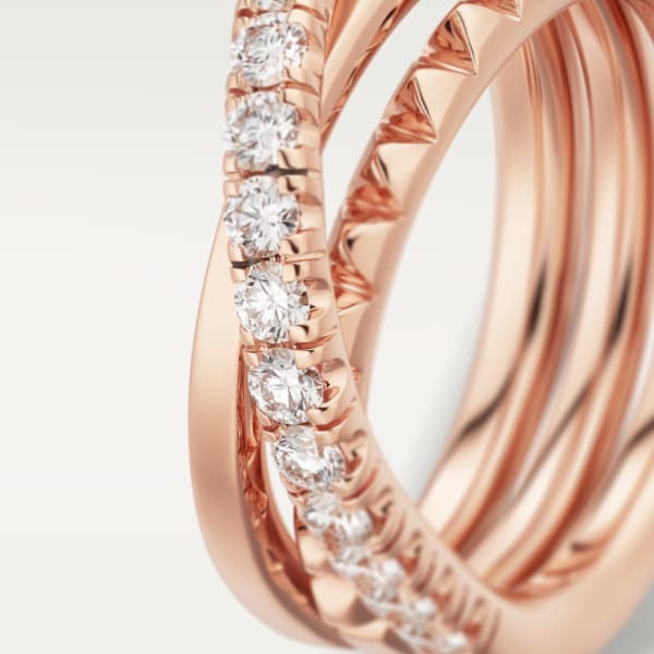 Etincelle de Cartier ring Rose gold, diamonds