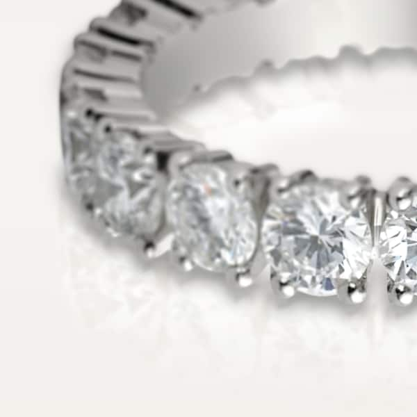 Cartier Destinée wedding ring Platinum, diamonds