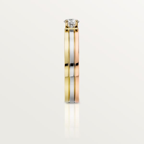 Vendôme Louis Cartier Solitaire White gold, yellow gold, rose gold, diamond