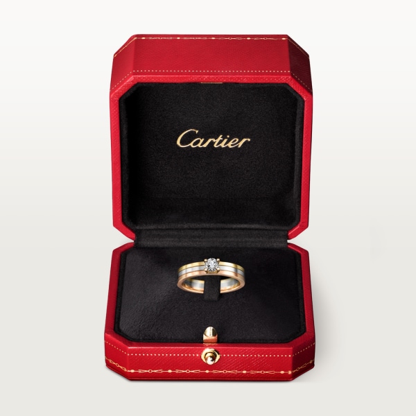 Vendôme Louis Cartier Solitaire White gold, yellow gold, rose gold, diamond