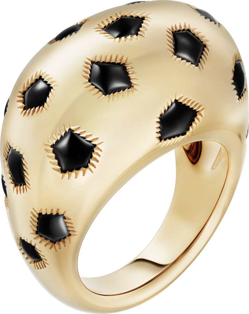 Panthère de Cartier ringYellow gold, onyx