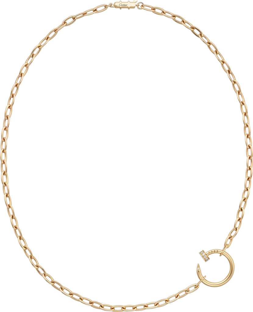 Juste un Clou necklaceJuste un Clou necklace, yellow gold, diamonds