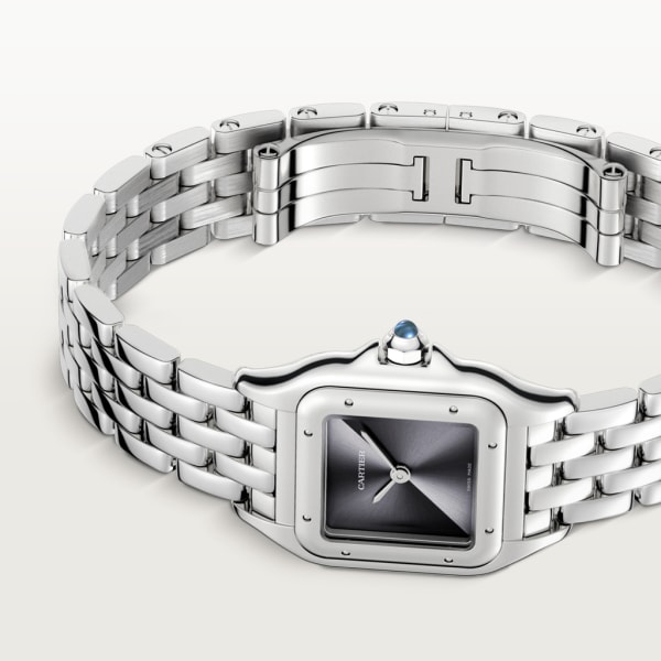 Panthère de Cartier watch Small model, quartz movement, steel