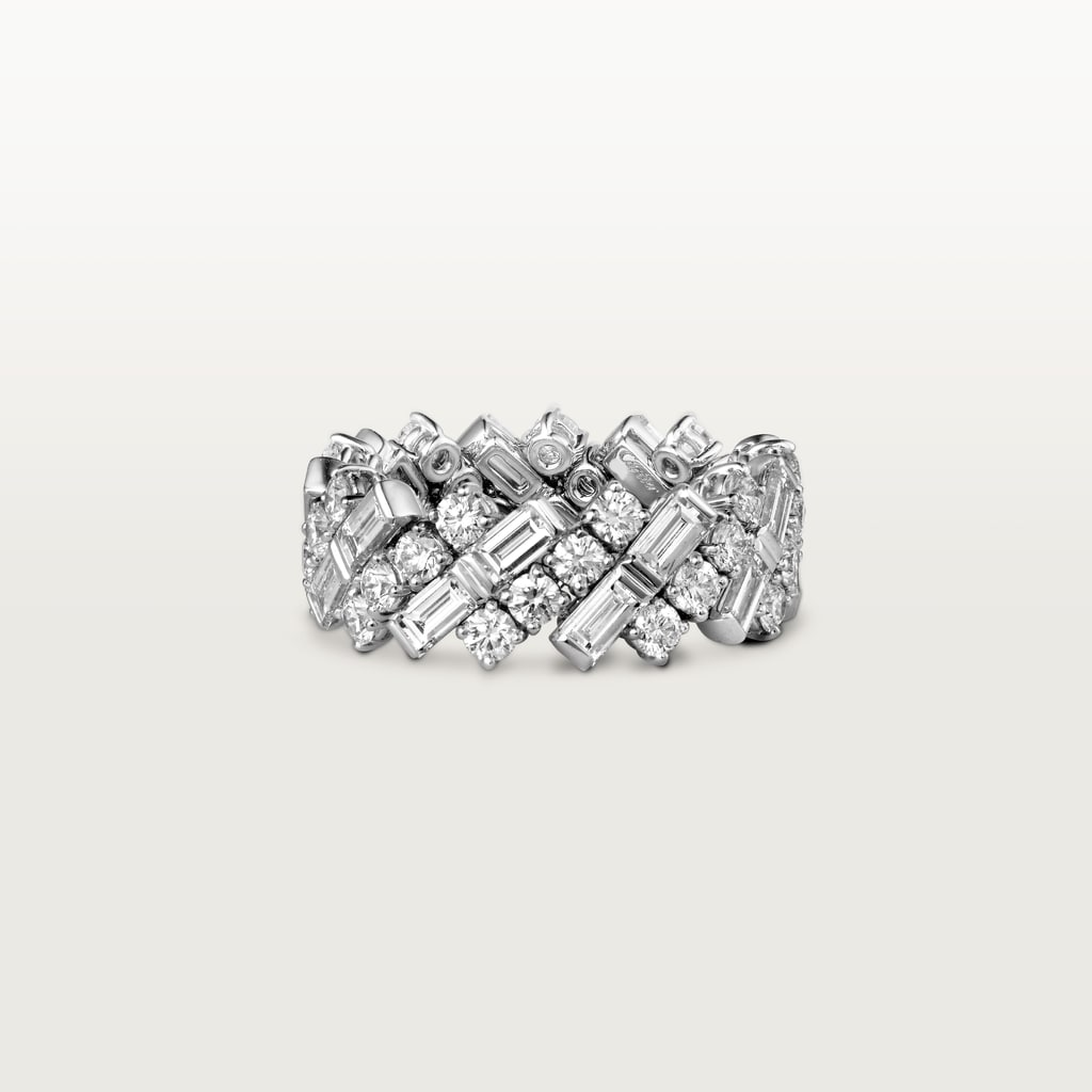 Reflection de Cartier wedding bandWhite gold, diamonds