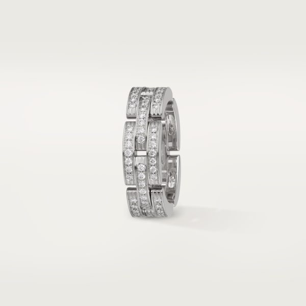 Maillon Panthère ring White gold, diamonds