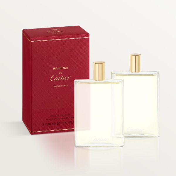 Les Nécessaires à Parfum Rivières de Cartier Insouciance Eau de Toilette Refill Pack 2x30 ml Spray