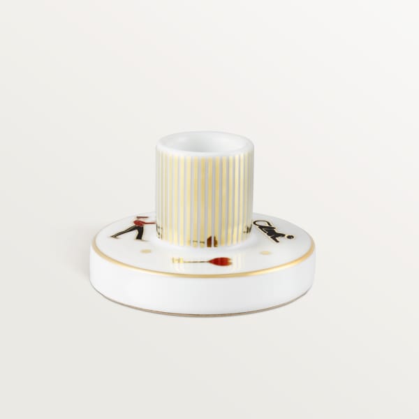 Diabolo de Cartier candle holder Porcelain