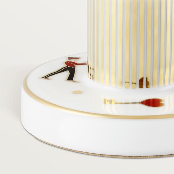 Diabolo de Cartier candle holder Porcelain