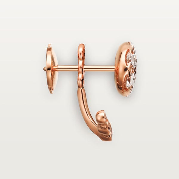 Etincelle de Cartier earrings Rose gold, diamonds