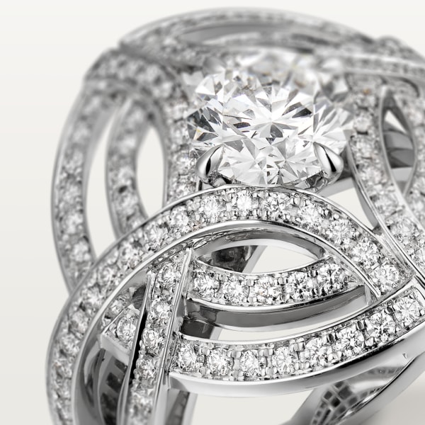 Galanterie de Cartier ring White gold, diamonds