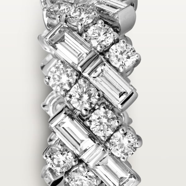 Reflection de Cartier wedding band White gold, diamonds