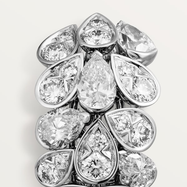 Pluie de Cartier ring White gold, diamonds