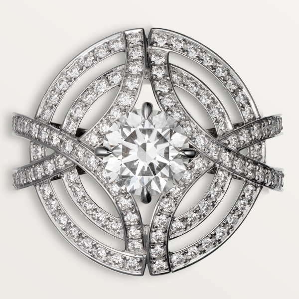 Galanterie de Cartier ring White gold, diamonds