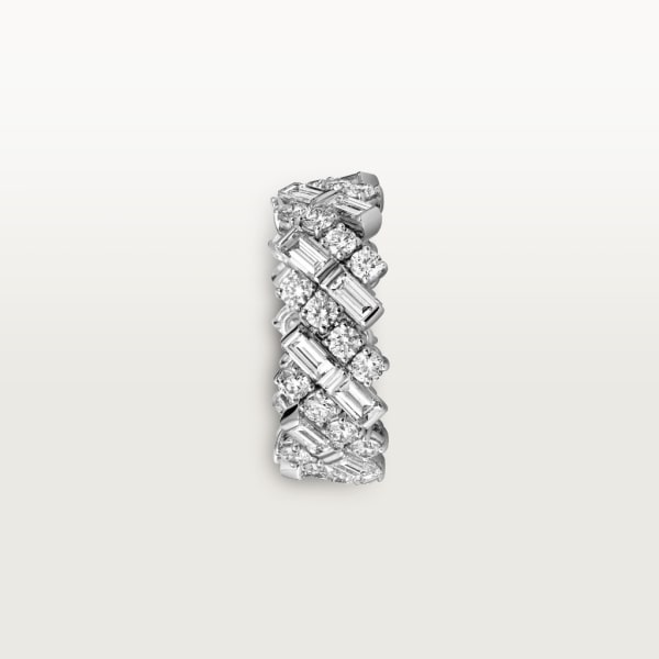 Reflection de Cartier wedding band White gold, diamonds