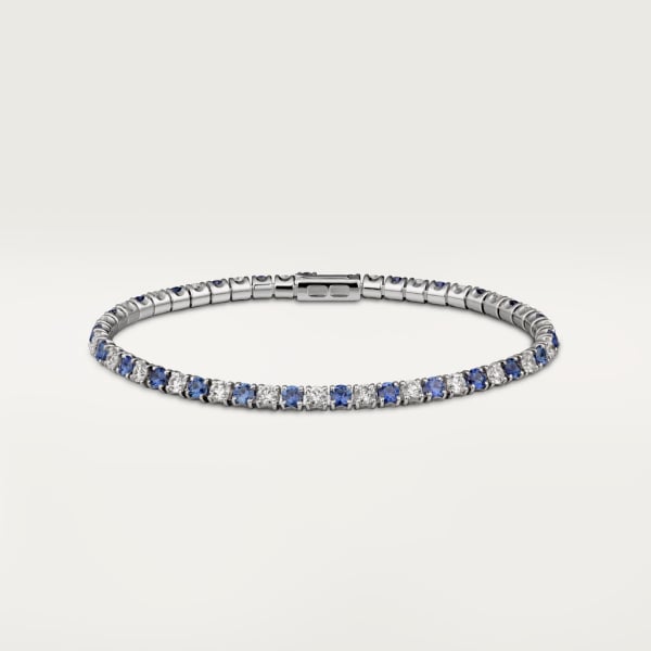 Essential Lines bracelet White gold, diamonds, sapphires