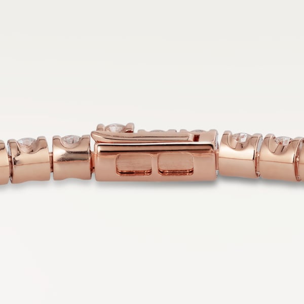 Essential Lines bracelet Rose gold, diamonds