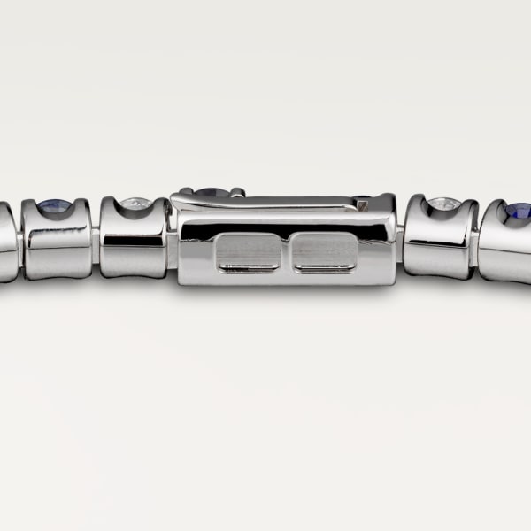 Essential Lines bracelet White gold, diamonds, sapphires