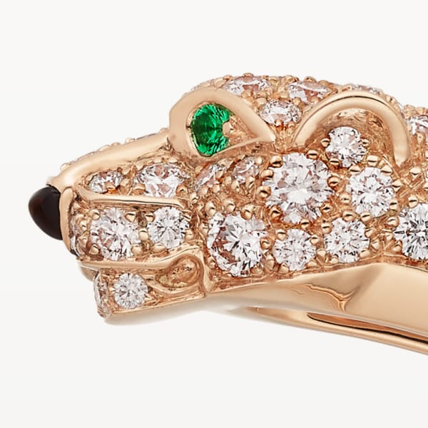 Panthère de Cartier bracelet Rose gold, onyx, emeralds, diamonds