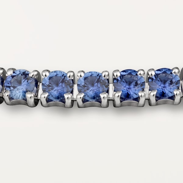 Essential Lines bracelet White gold, sapphires