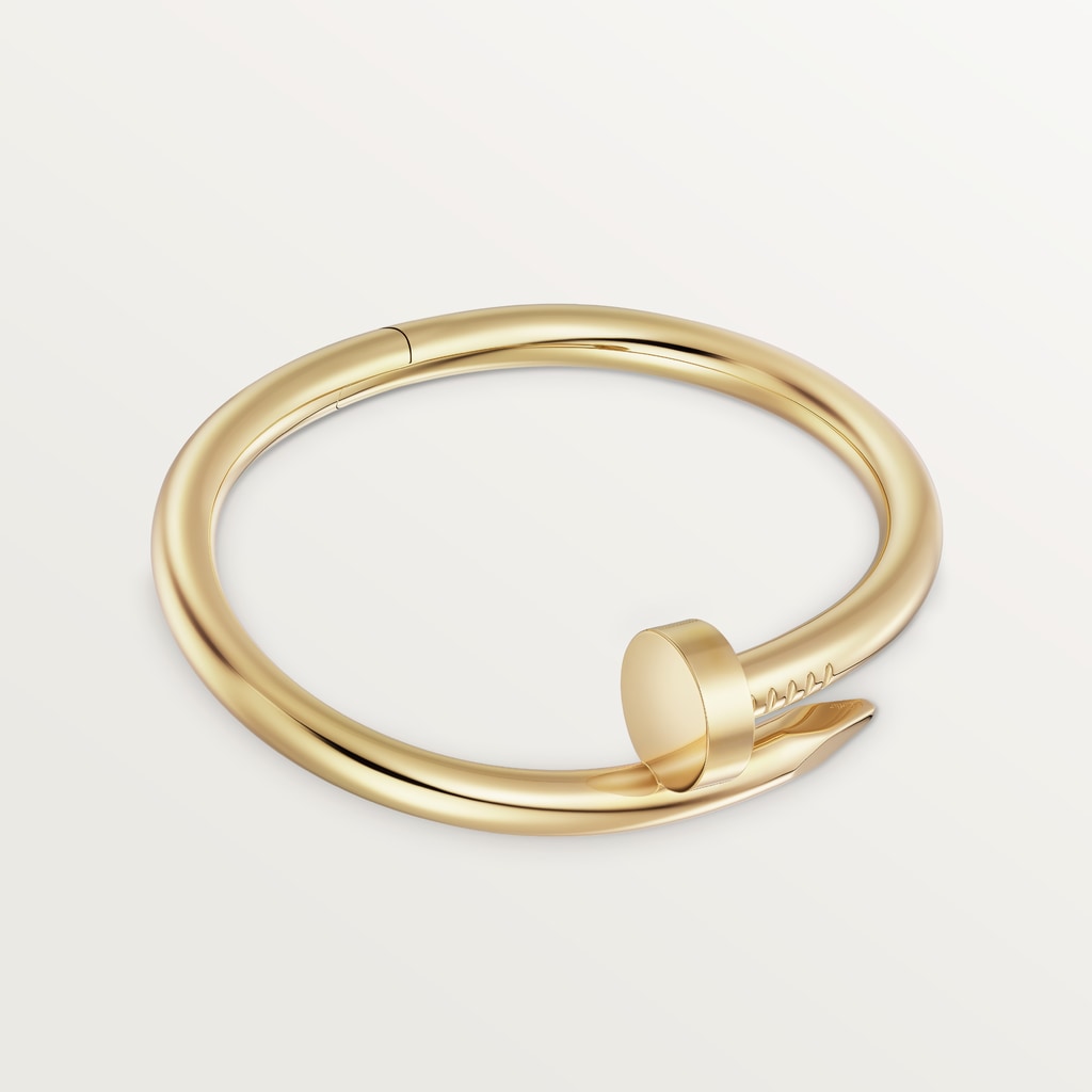 Juste un Clou bracelet, large modelYellow gold