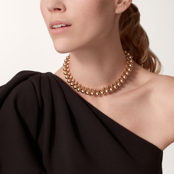 Clash de Cartier necklace, XL model Rose gold