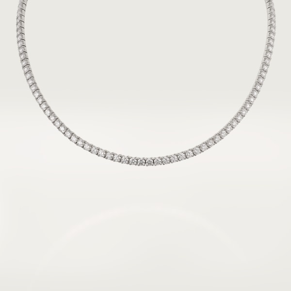 Essential Lines necklace White gold, diamonds