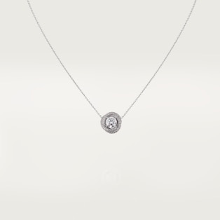 Trinity Ruban necklace White gold, diamonds