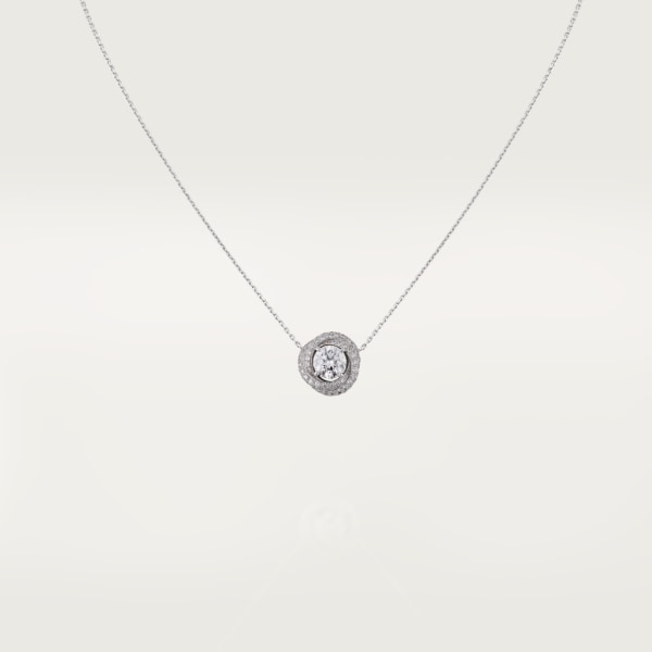 Trinity Ruban necklace White gold, diamonds