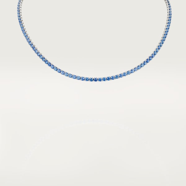 Essential Lines necklace White gold, sapphires