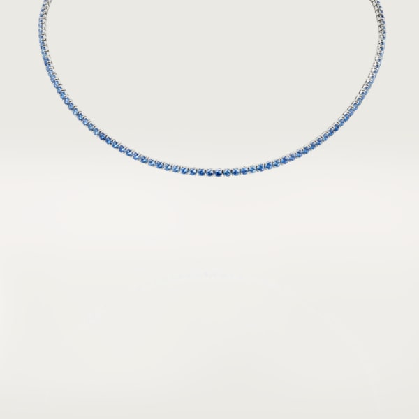 Essential Lines necklace White gold, sapphires