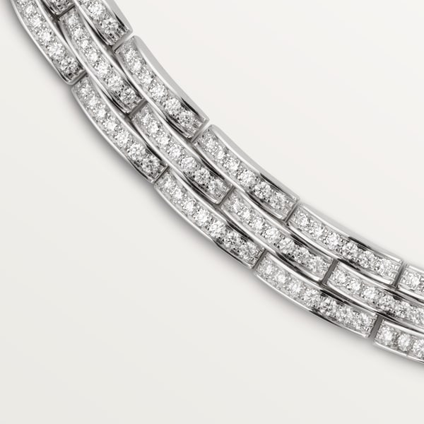 Maillon Panthère necklace White gold, diamonds