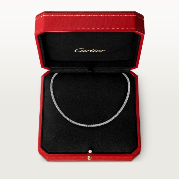 Essential Lines necklace White gold, diamonds