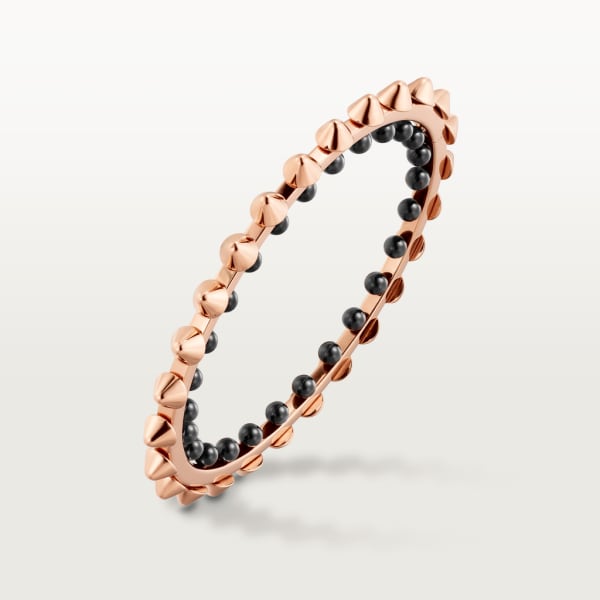 Clash de Cartier bracelet Rose gold, onyx