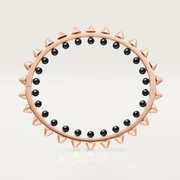 Clash de Cartier bracelet Rose gold, onyx