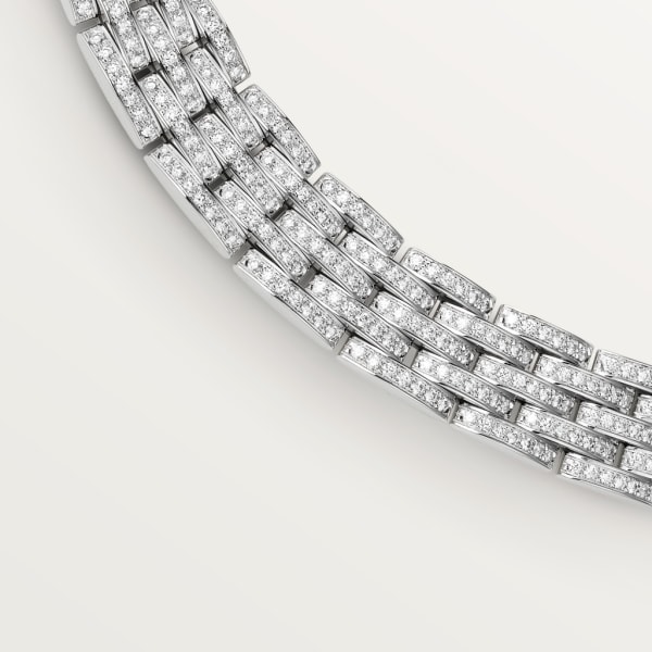 Maillon Panthère necklace White gold, diamonds