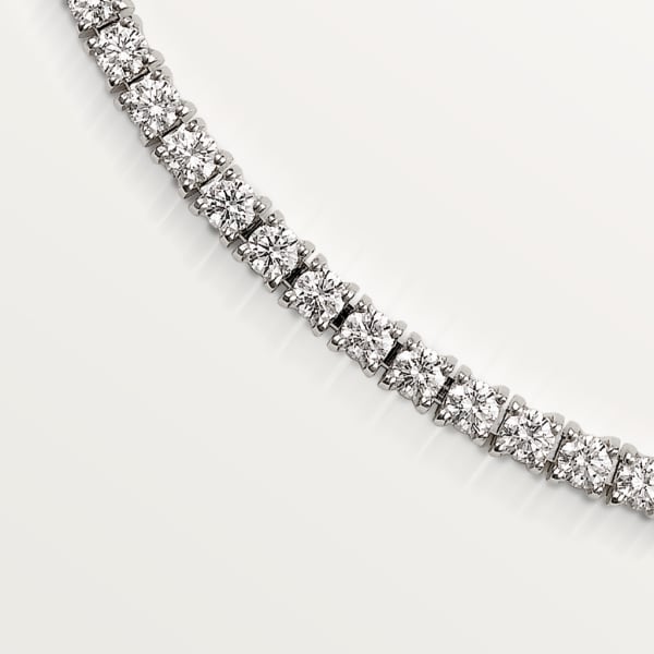 Essential Lines necklace White gold, diamonds