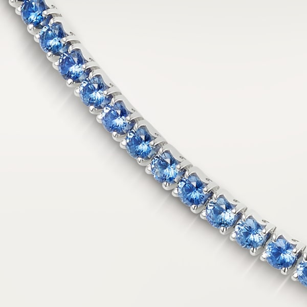 Essential Lines necklace White gold, sapphires