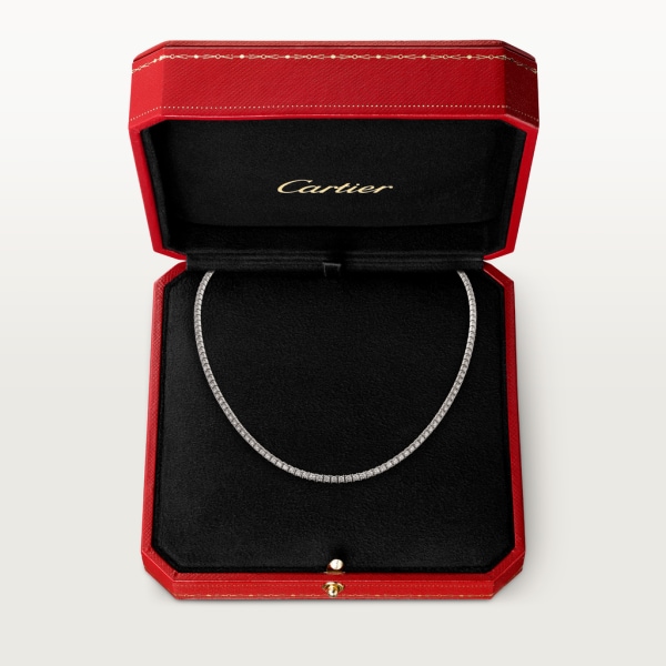 Essential Lines necklace White gold, diamonds