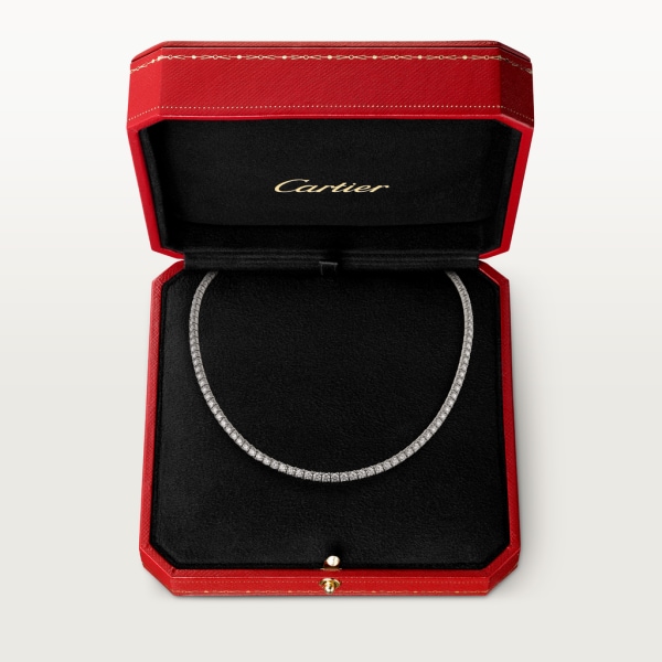 Essential Lines necklace White gold, diamonds