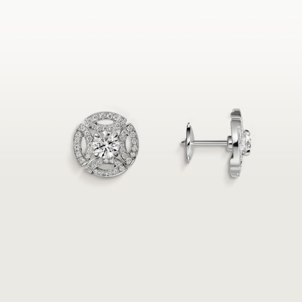 Galanterie de Cartier earrings White gold, diamonds