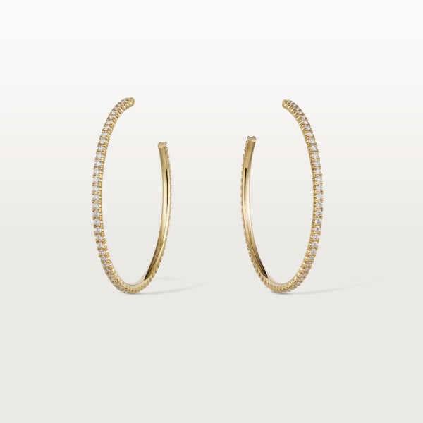 Etincelle de Cartier earrings Yellow gold, diamonds