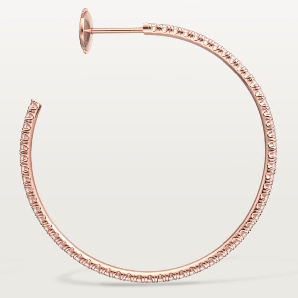 Etincelle de Cartier earrings Rose gold, diamonds