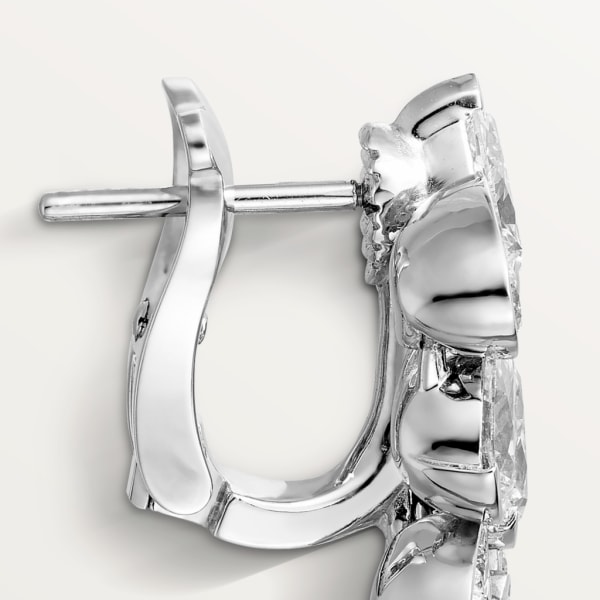 Pluie de Cartier earrings White gold, diamonds