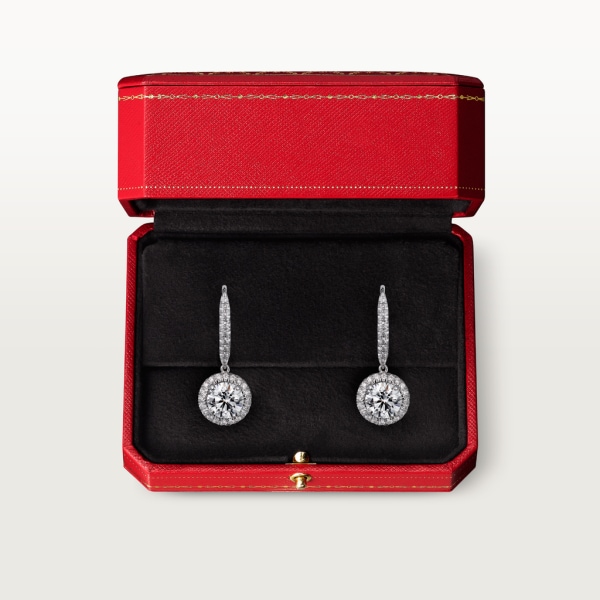 Cartier Destinée earrings White gold, diamonds