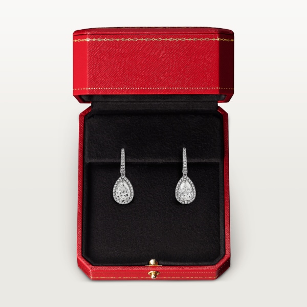 Cartier Destinée earrings Platinum, diamonds