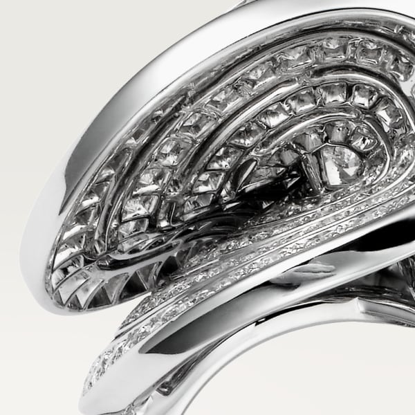 High Jewellery ring White gold, diamonds