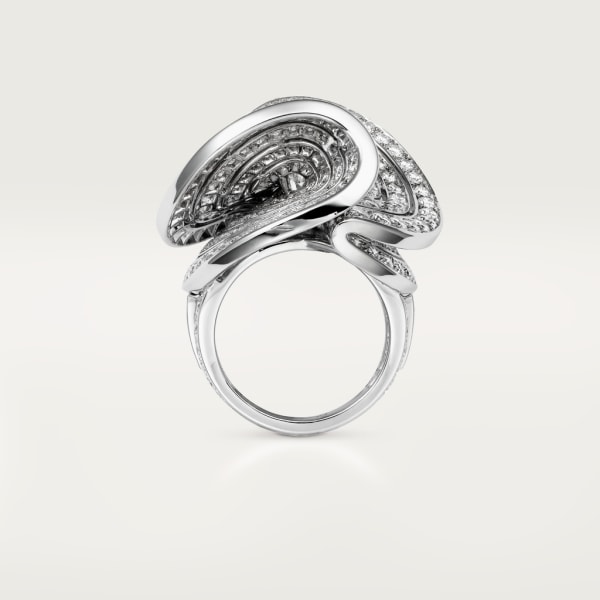 High Jewellery ring White gold, diamonds