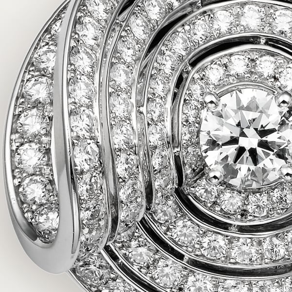 High Jewellery ring White gold, diamonds