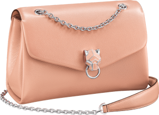 Panthère de Cartier bag, chain bag Blush calfskin, golden finish